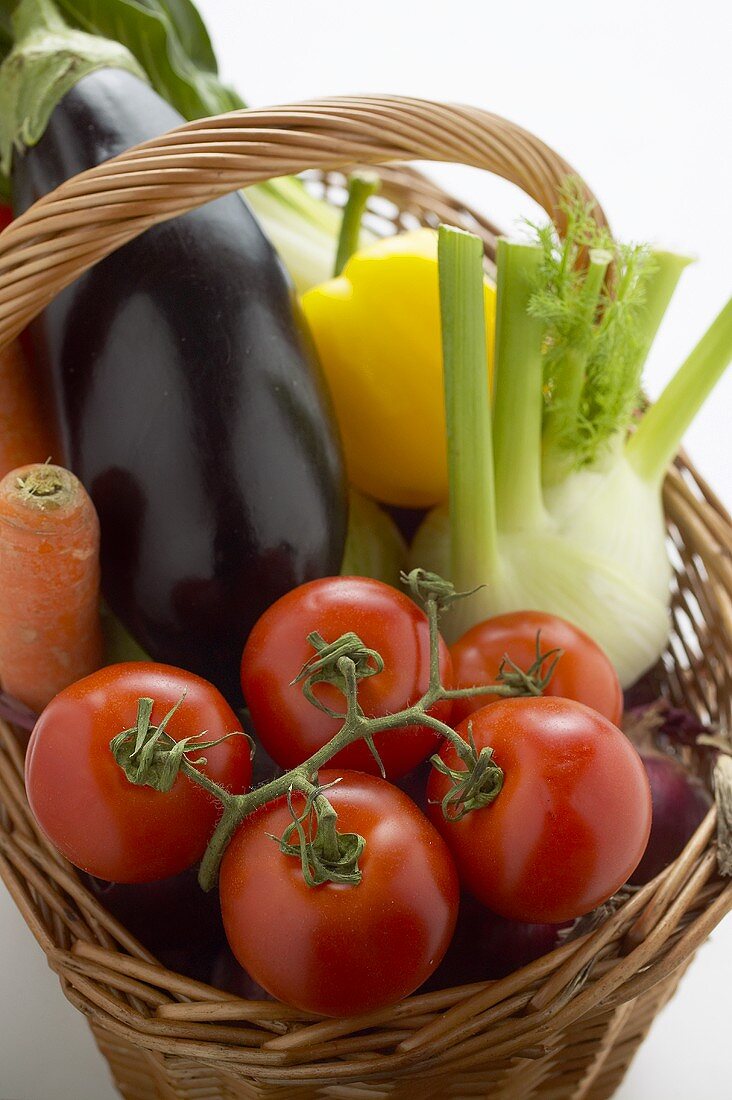 Basket of vegetables