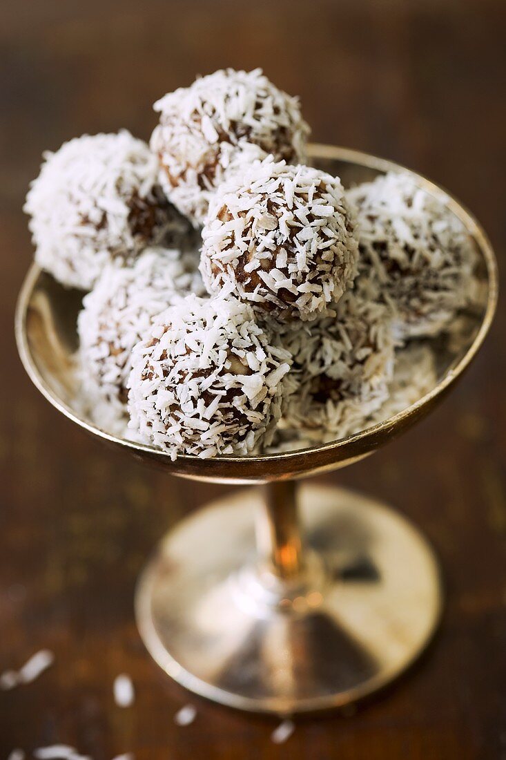 Chocolate coconut balls