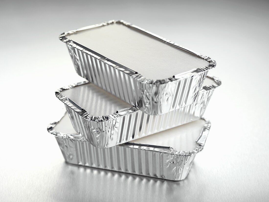 Aluminium take-away food containers