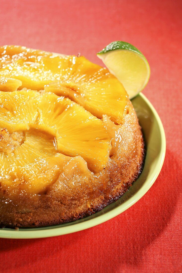 Pineapple upside-down cake (Antilles)