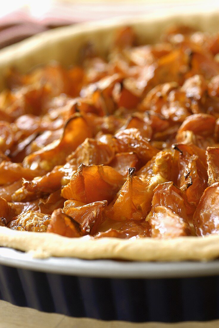 Caramelised tomato tart