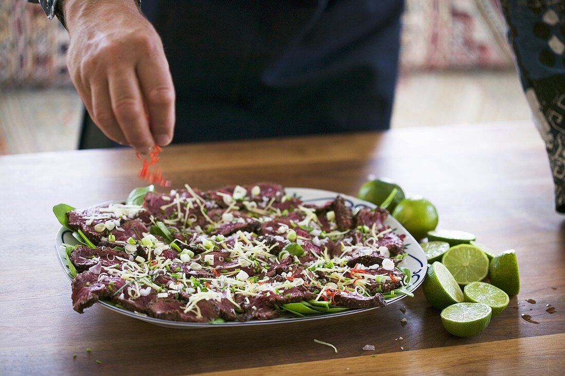 Asian summer carpaccio