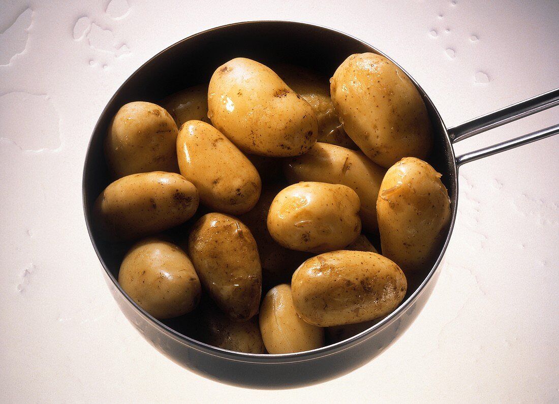 Whole Cooked Potatoes with Skins