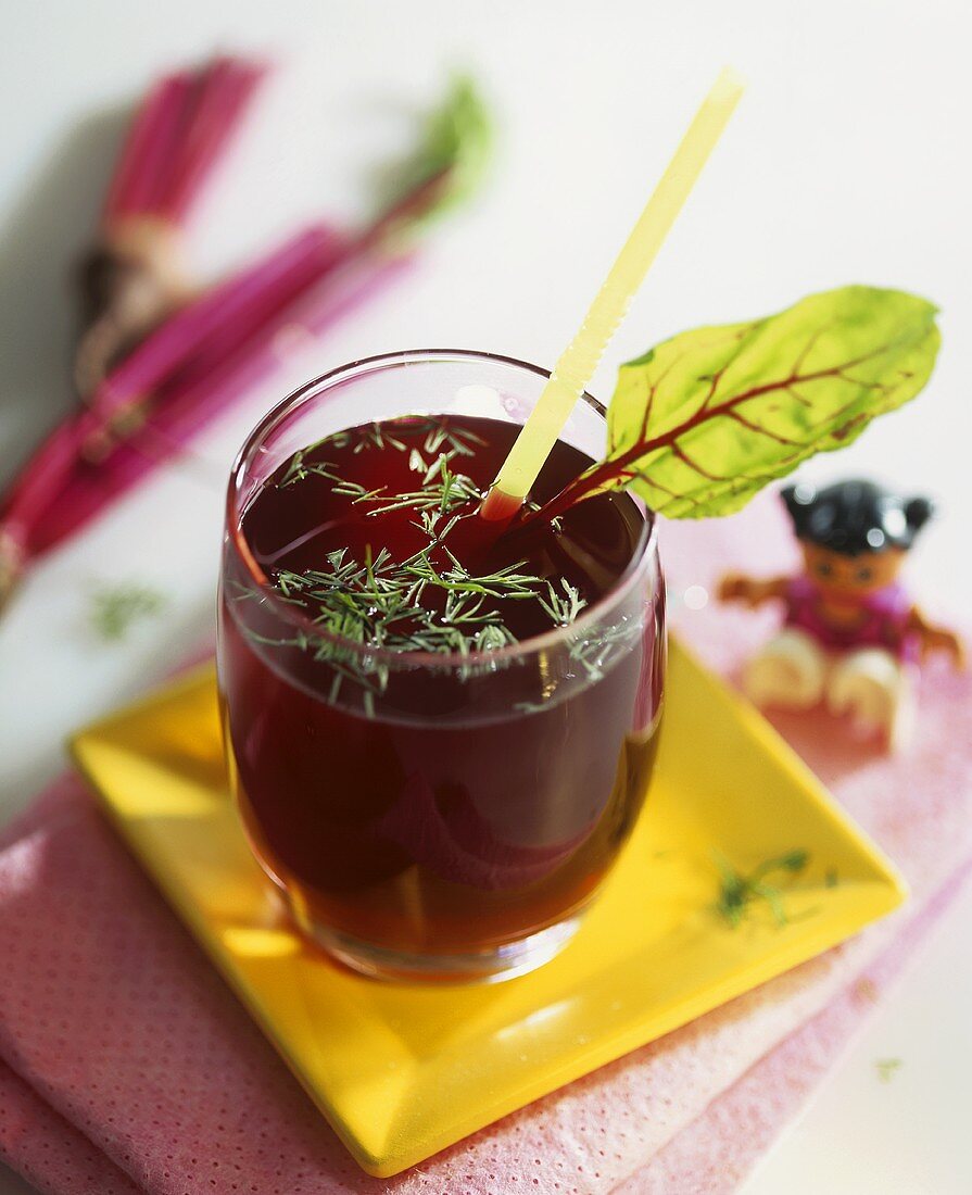 Beetroot juice with fennel