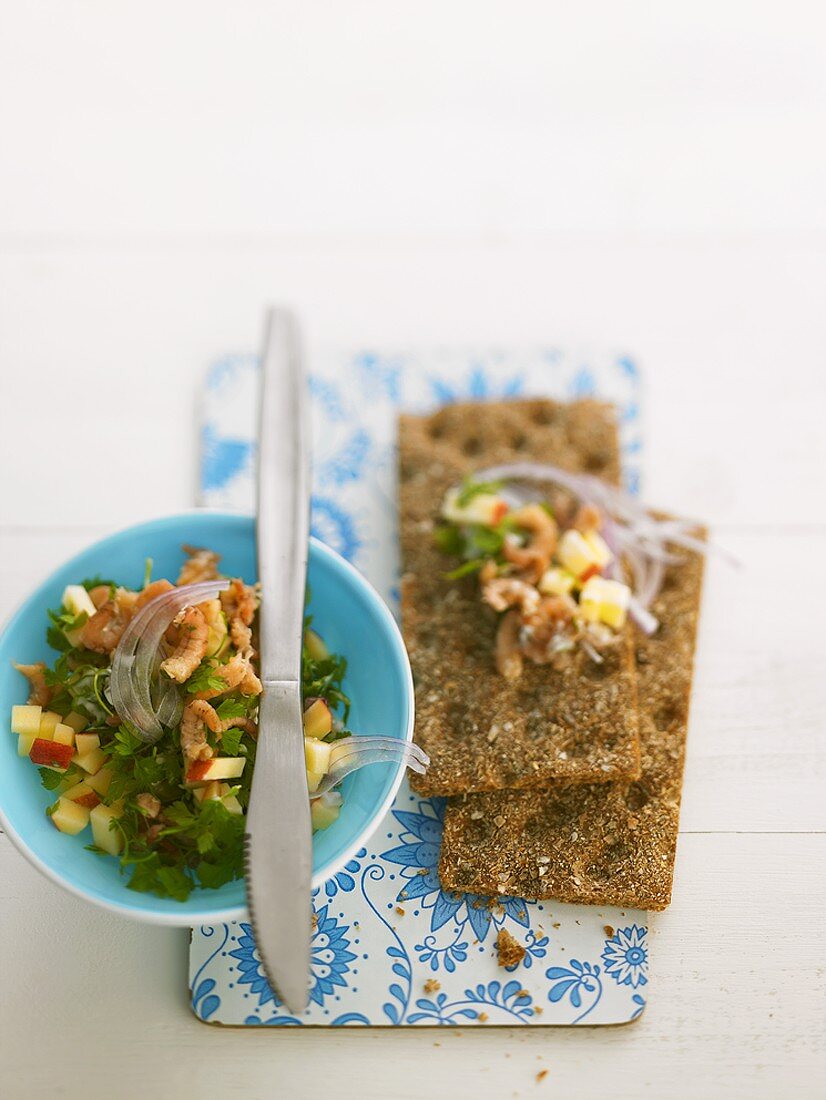 Krabbensalat mit Apfel