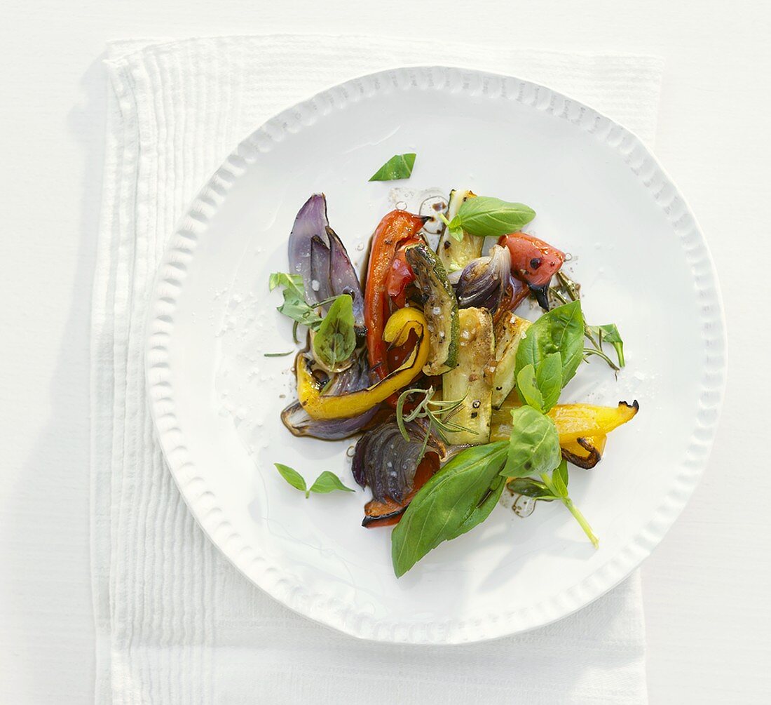 Lauwarmer Ratatouille-Salat