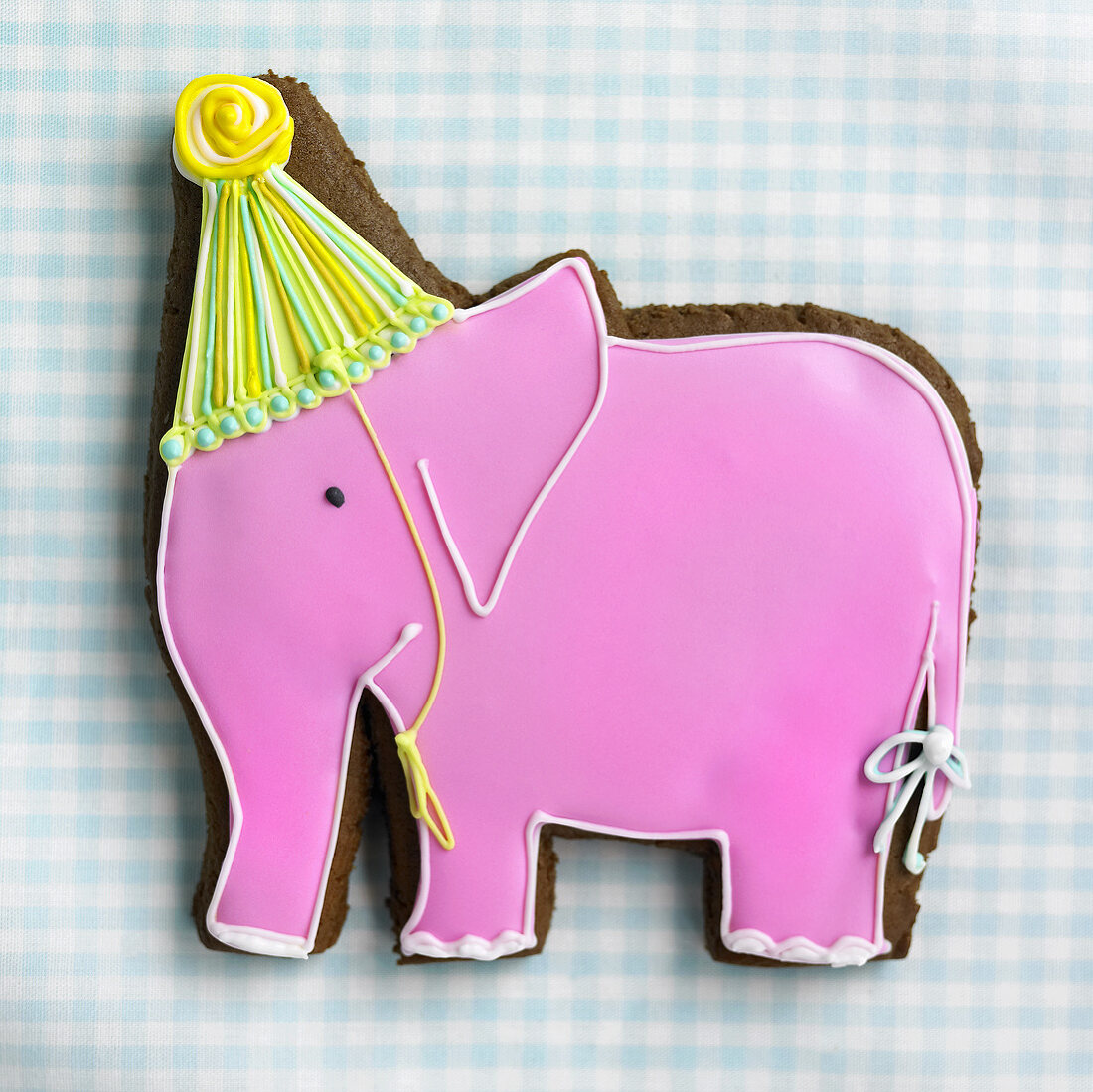 Elefanten-Kuchen mit Zuckerglasur