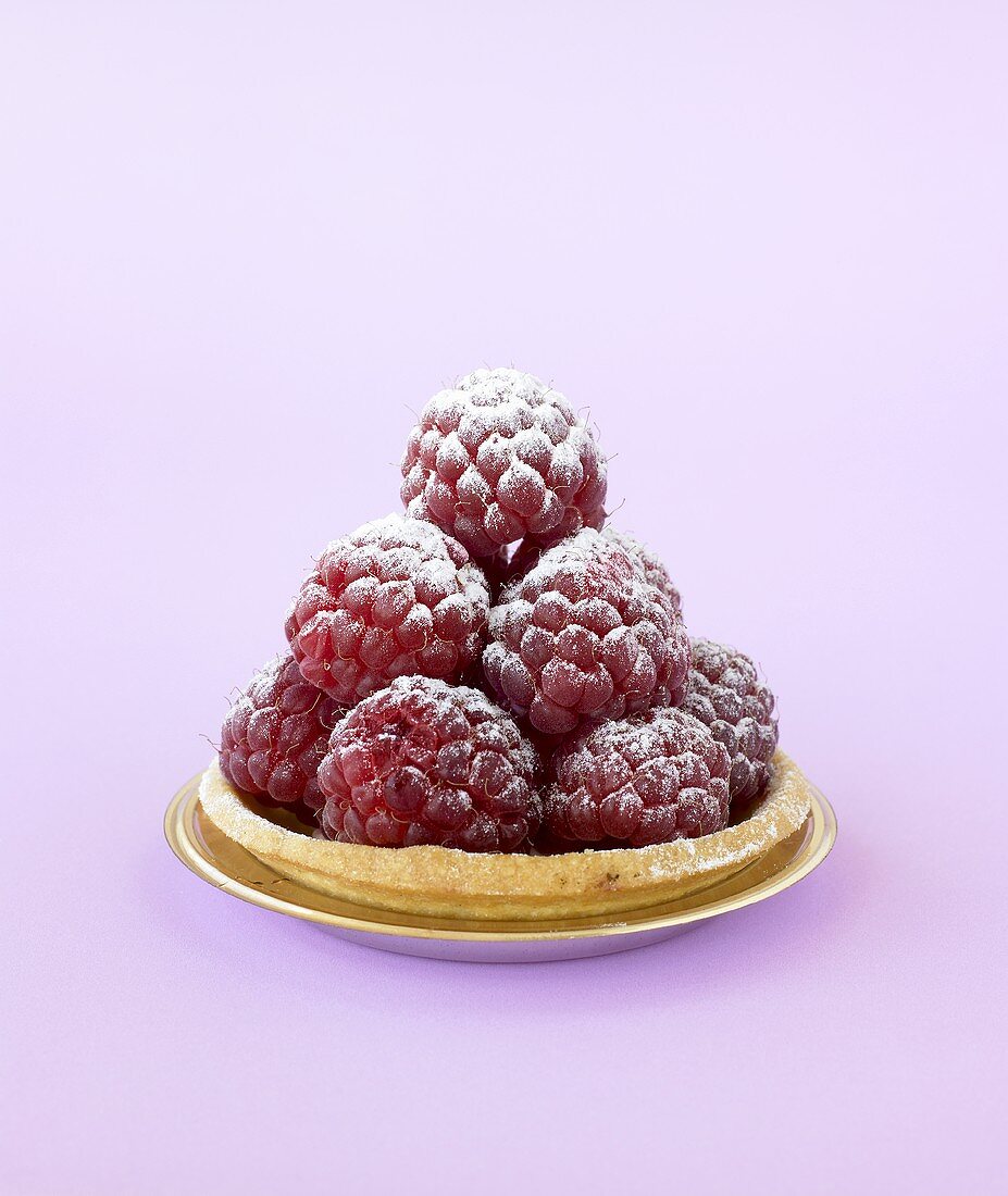 A raspberry tartlet