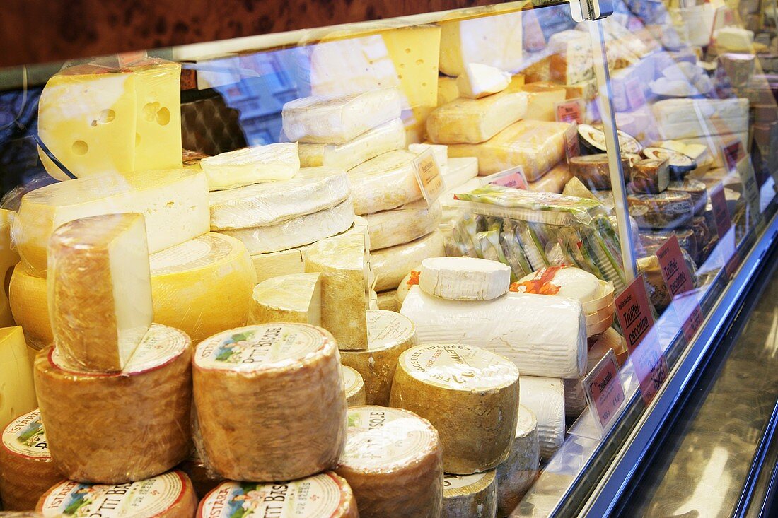 A full cheese counter