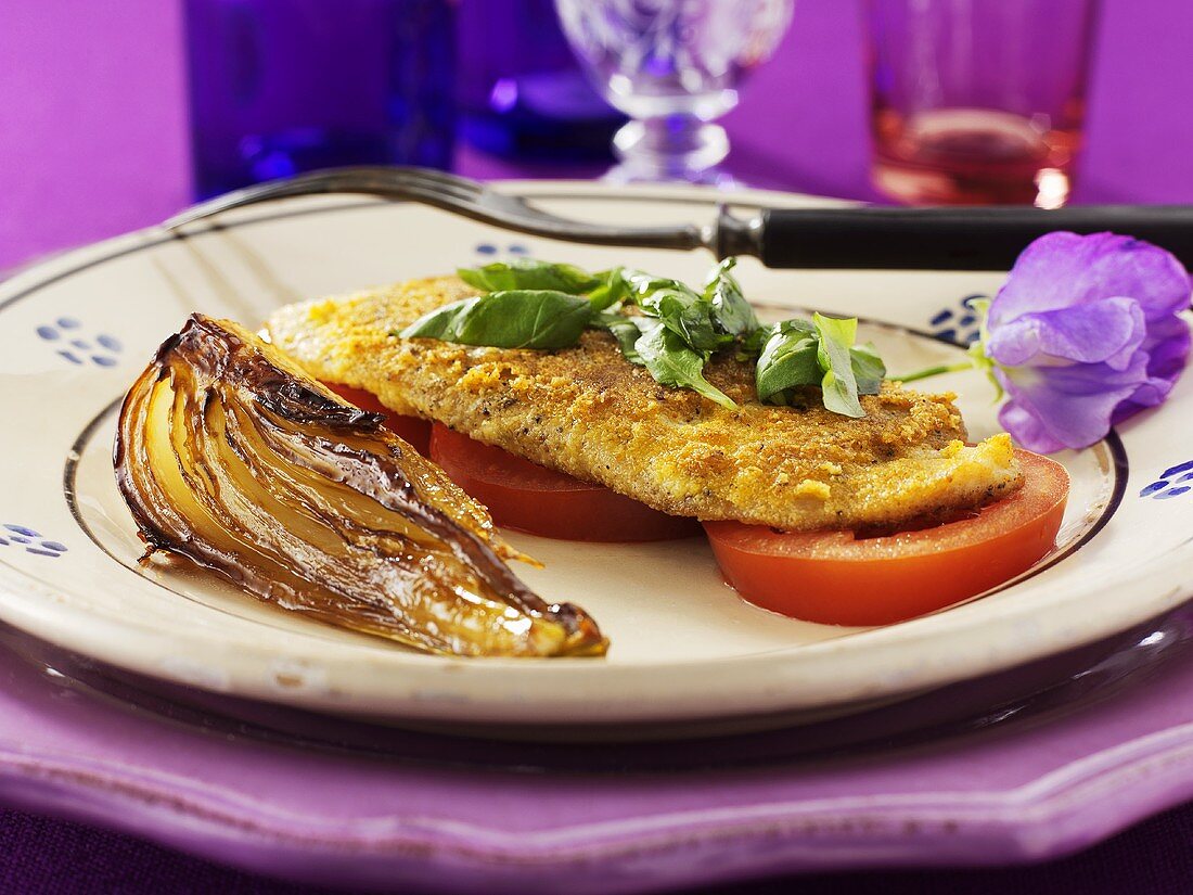 Hähnchen-Parmesan-Schnitzel