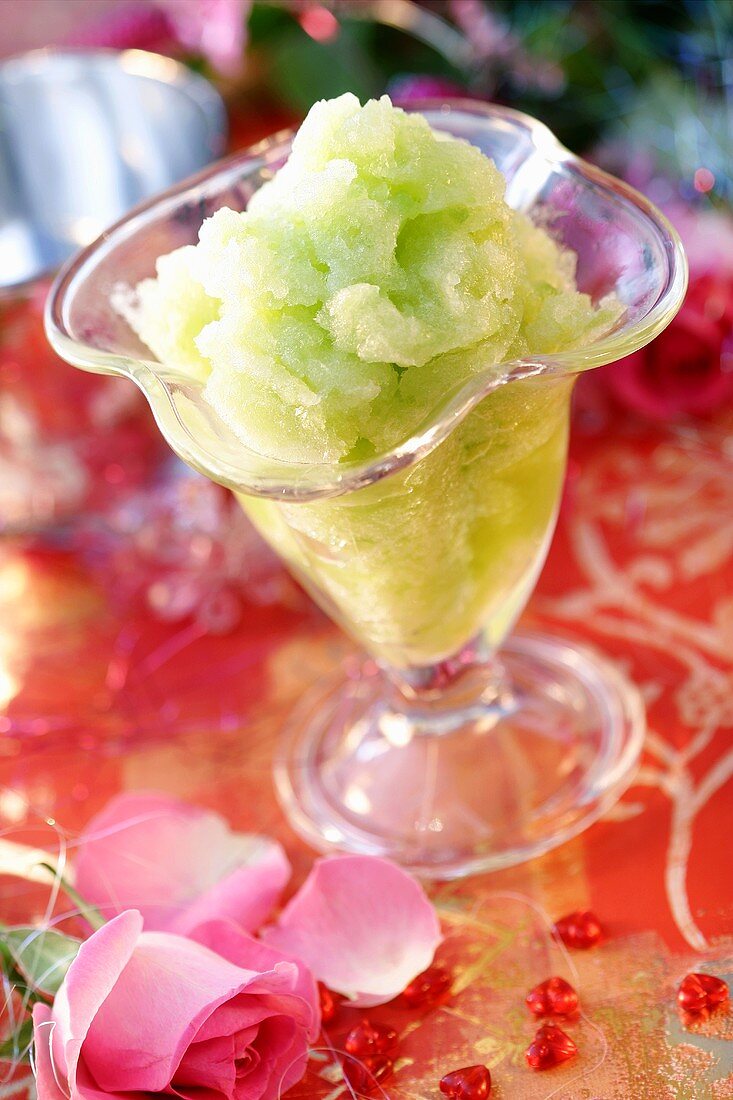 Melon sorbet