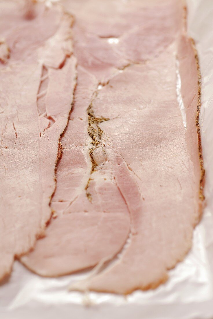Rosemary ham, sliced