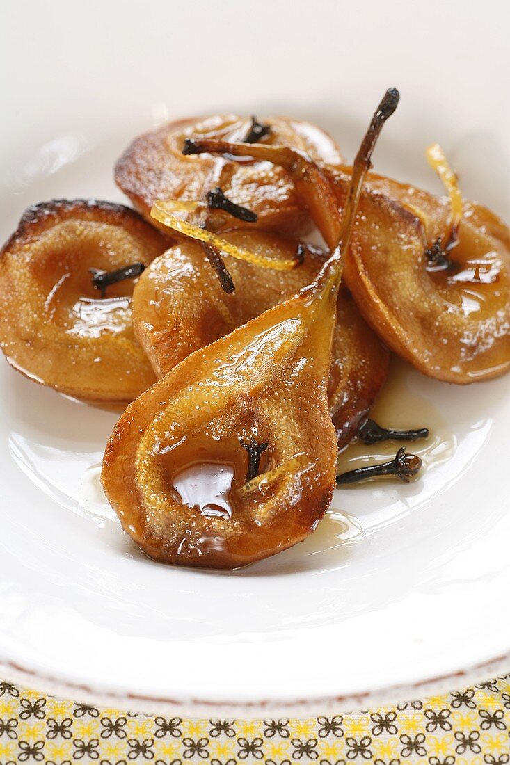 Baked pears