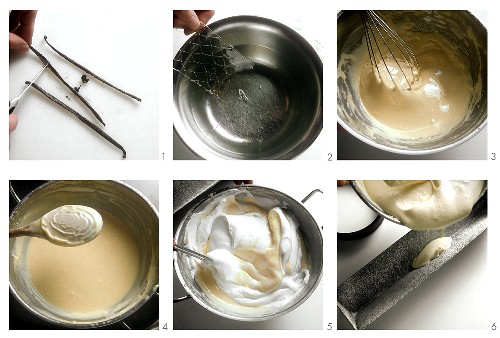 Making Bavarian crème