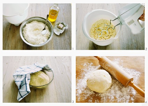 Pizza dough; basic recipe