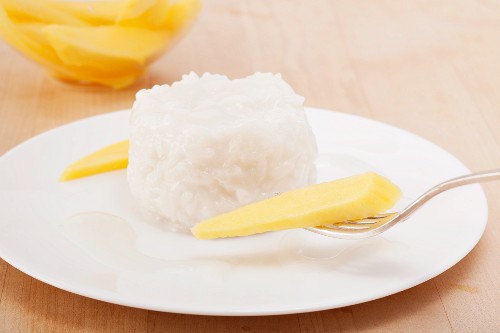 Thai sticky rice with mango