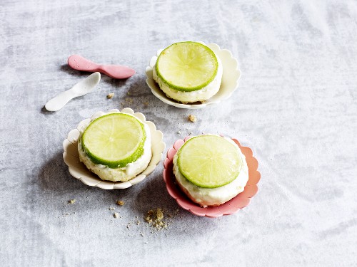 Lime tartlets