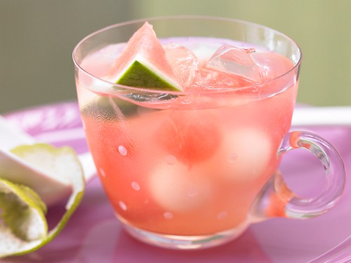Melon punch with lime