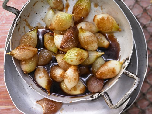 Braised onions with Marsala and Balsamic