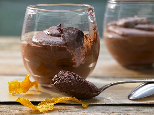 Chocolate tofu mousse