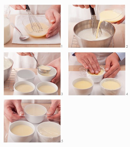 Klassischen Vanillepudding zubereiten