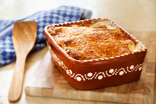 Lasagne mit Lachs und Spinat