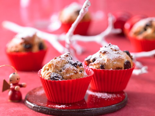Panettone muffins for Christmas