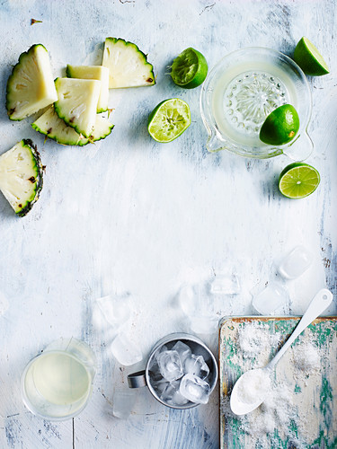 Ingredients for Pina Colada Smoothie