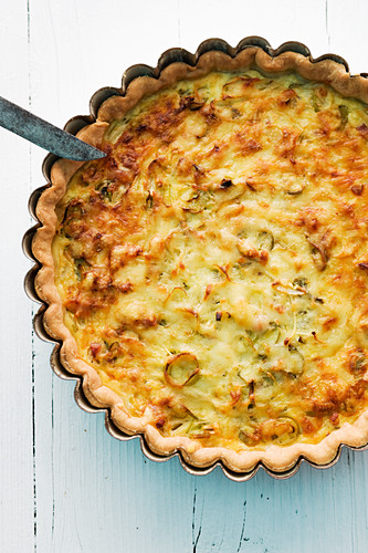 Quiche mit Lauch und Speck