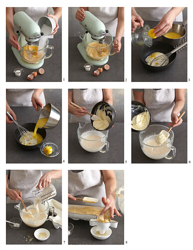 Soft Easter lamb pastry - step by step