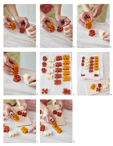 Make your own gummy bears from gelatine