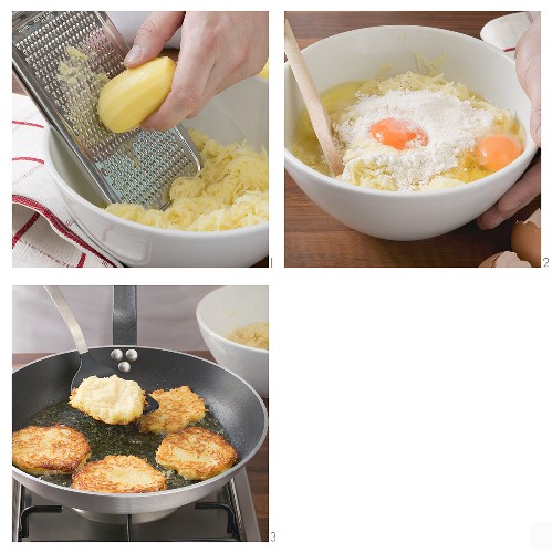 Making potato rösti