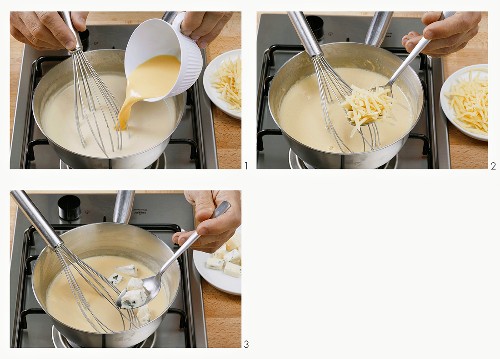 Making cheese sauce