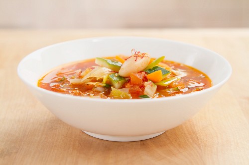 Minestrone (Italian vegetable soup)