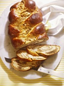 Plaited Yeast Loaf with Nut Stuffing