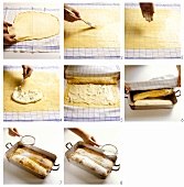 Baking a curd cheese strudel - part 2