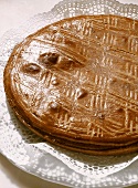 Nut pie from the Grisons (Switzerland)