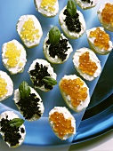 Assorted Caviar Appetizers