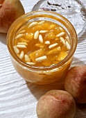 Peach Jam with Pine Nuts