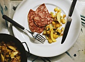 Thuringian Blood Sausage with Apple Potatoes