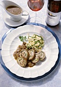 Veal Roulades with Cep Sauce