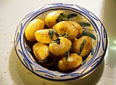 Patate al marsala (roast potatoes with Marsala), Italy