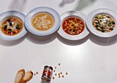 Four different soups, Italy