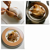 Preparing pheasant, vine grower's style