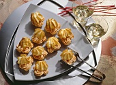 Cream-Puffs with Paprika Mousse