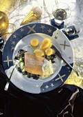 Christmas Dinner; Salmon Trout with Fennel Sauce