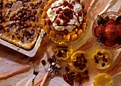 Various sweets with cherries