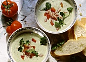 Avocado Soup with Watercress