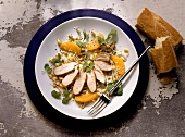 Sprout Salad with Chicken Breast