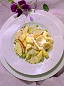 Fruit Salad with Vanilla-Orange Mousse